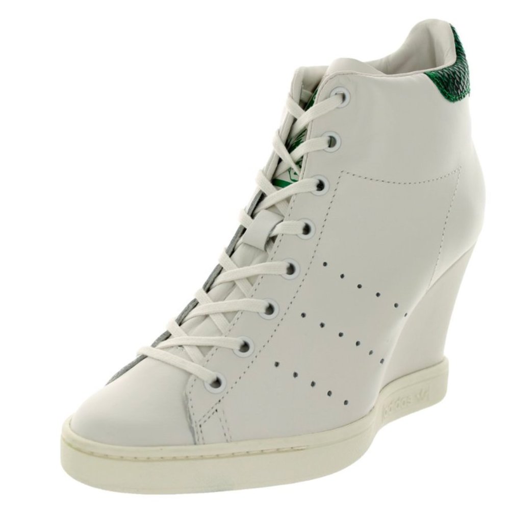 Adidas Stan Smith Up Wedge Sneaker White Size 7 (RARE) Excellent Condition